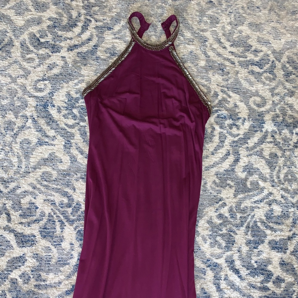 Purple, silver beaded detail! Brand new